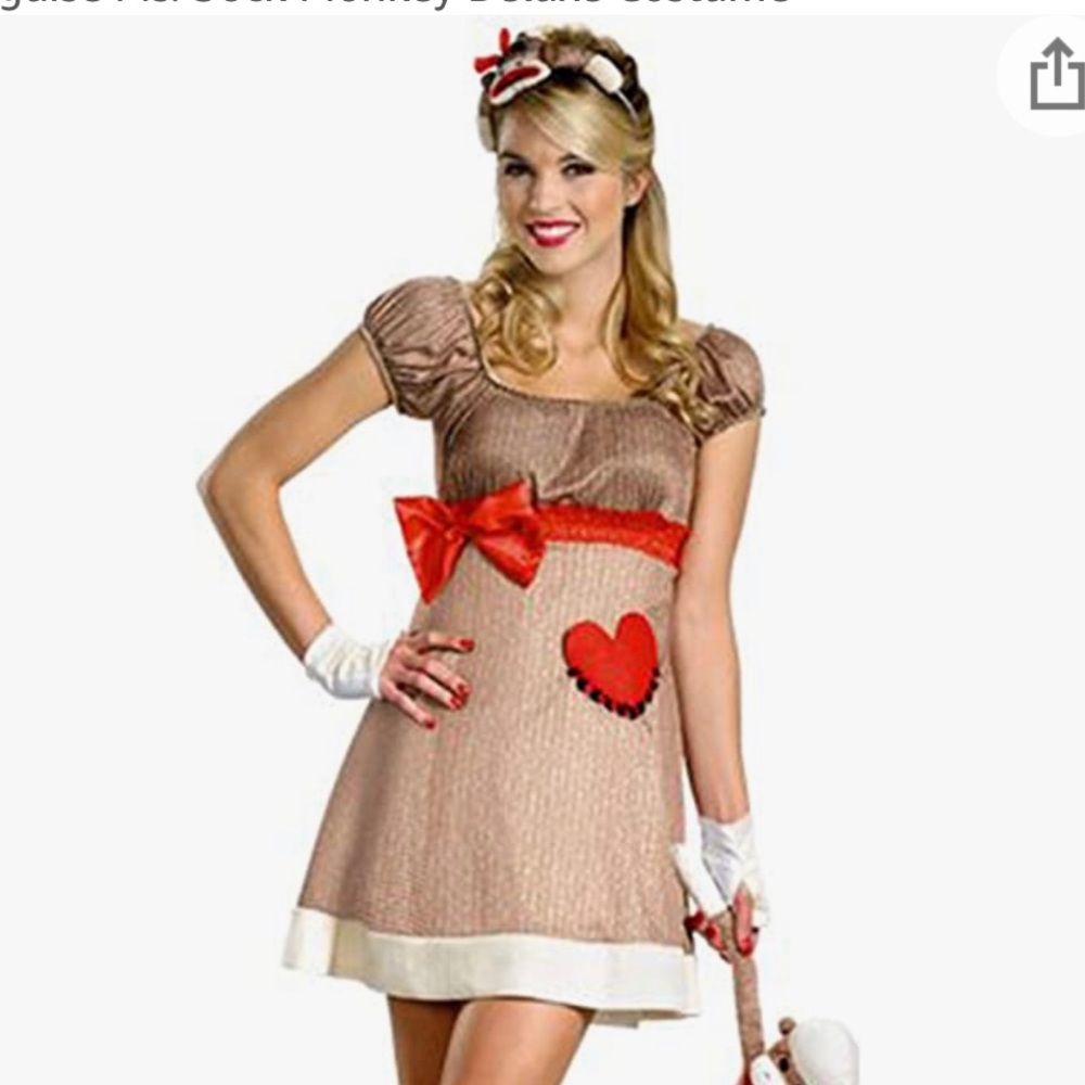 Sock Monkey Costume Women’s Large